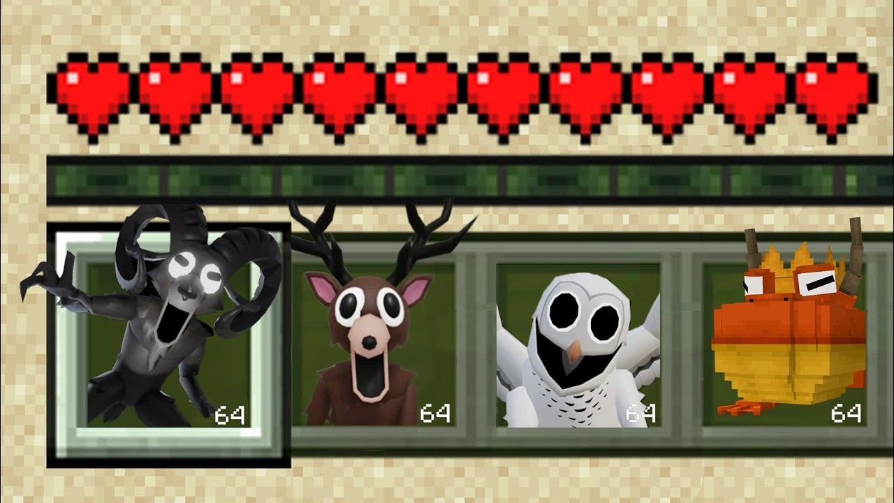Goat Update 99 Nights in the forest In Minecraft - Map / Addon