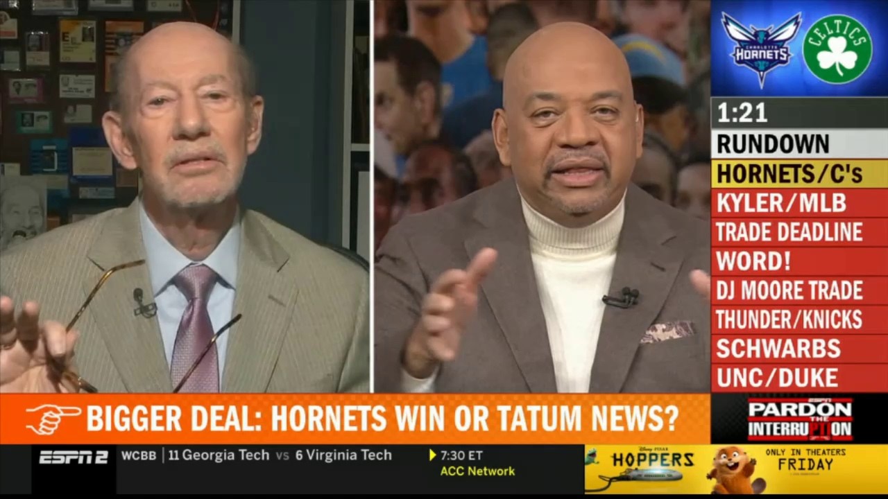 Pardon the Interruption | Wilbon on Hornets blast Celtics in Boston to secure 10th straight road win