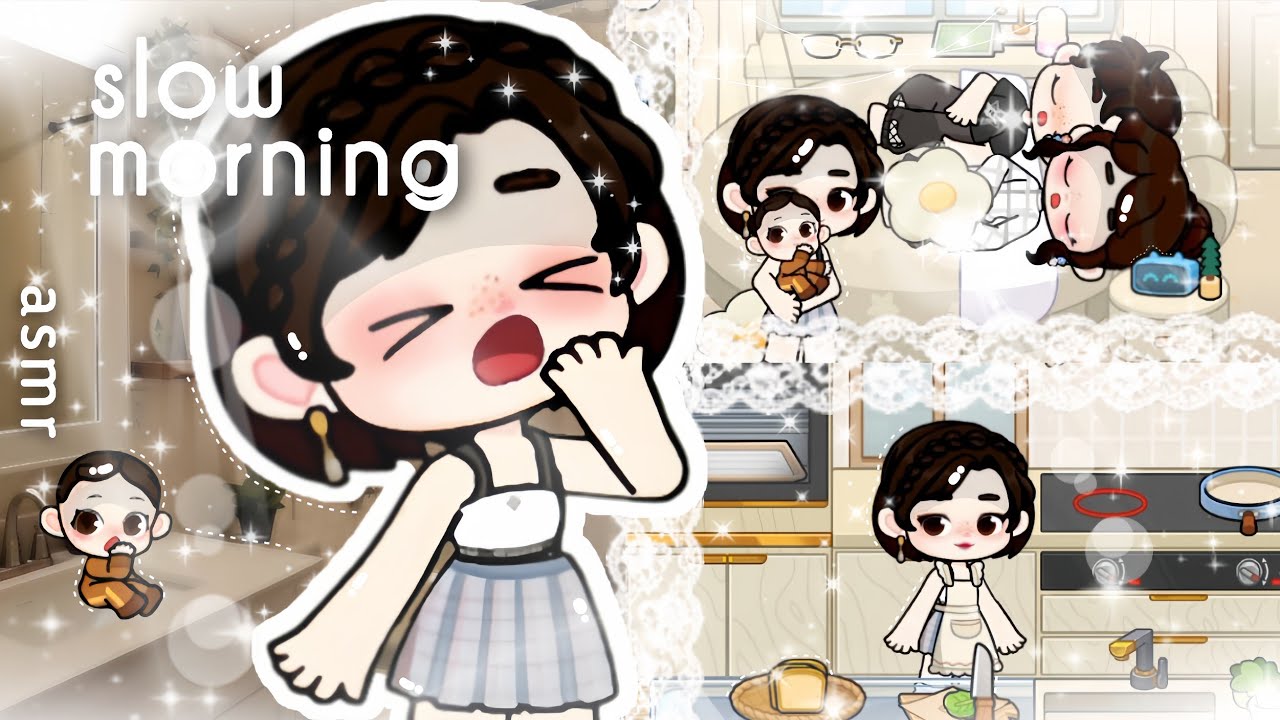 ⋆˚꩜❄︎｡Surprise cooking for mom &lrm;࣪𓏲 asmr₊˚⊹ Slow morning🍞🥪 || Game World 