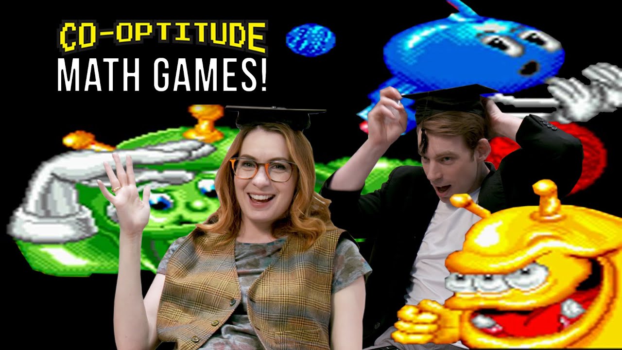 Let's Play 90s Math Games! (Co-Optitude w/ Ryon & Felicia Day)