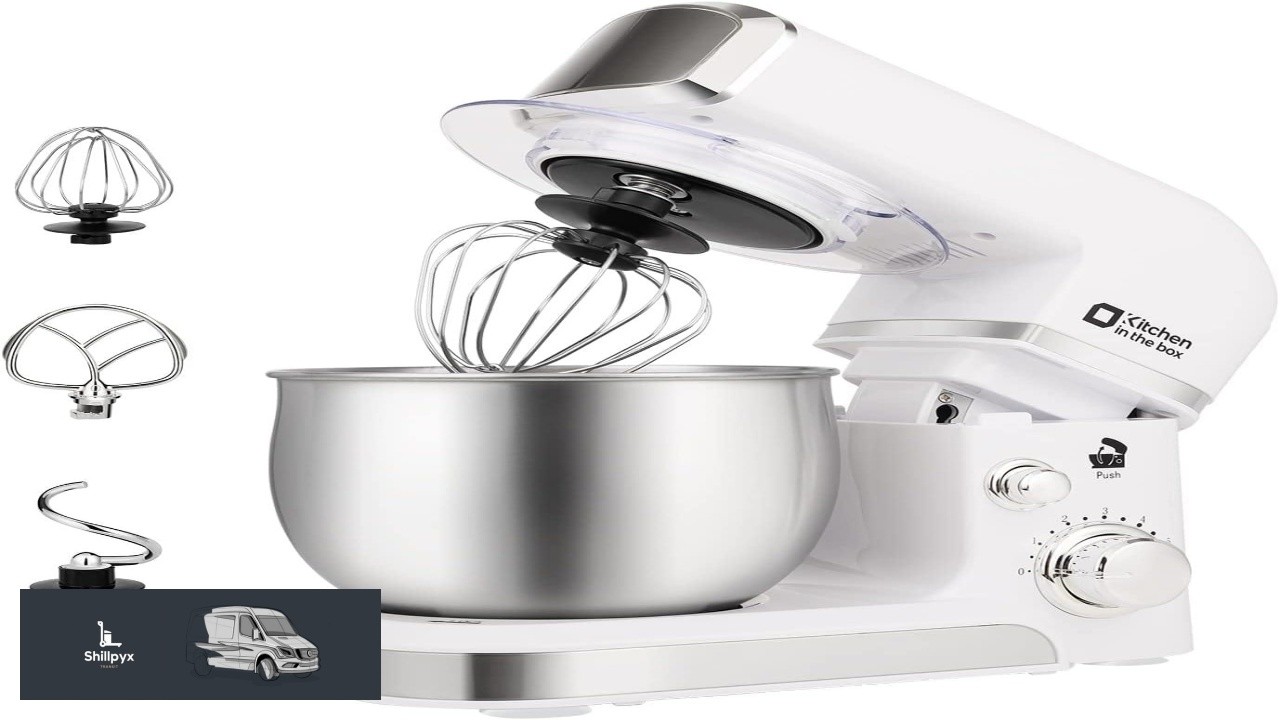 Kitchen in the box Stand Mixer 3.2Qt Mini Electric Food Mixer 6 Speeds Portable
