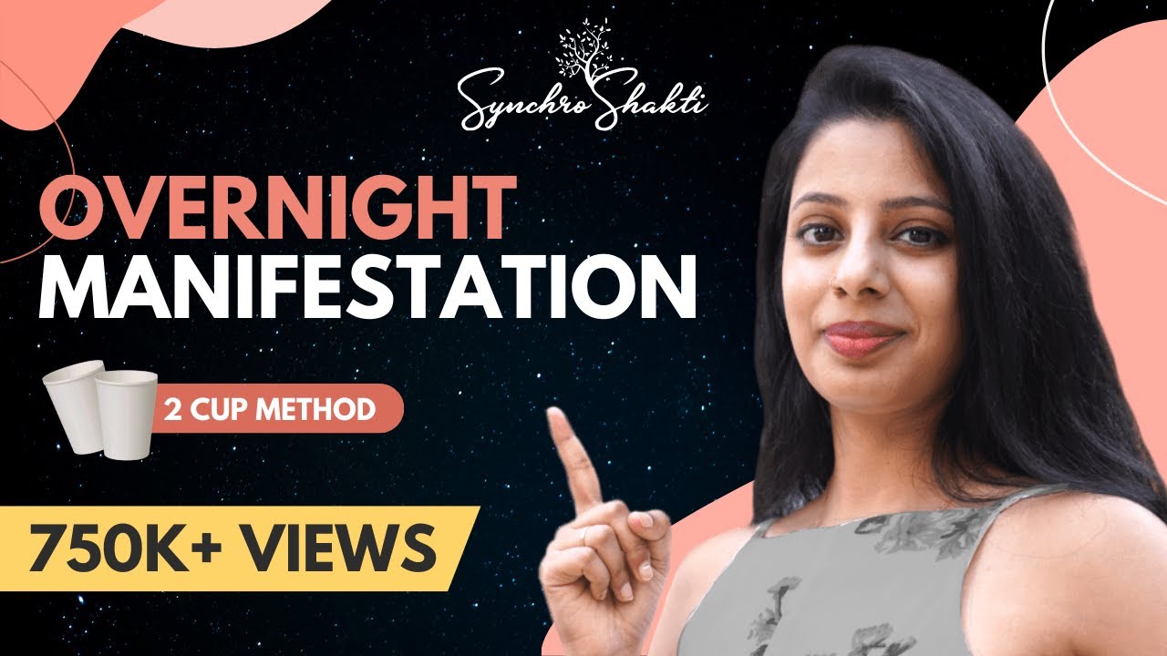 Shocking Overnight Law Of Attraction Manifestation Technique - The Two Cup Method (Powerful)