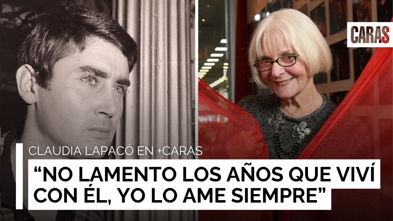 Claudia Lapacó recordó su historia de amor con Rodolfo Bebán