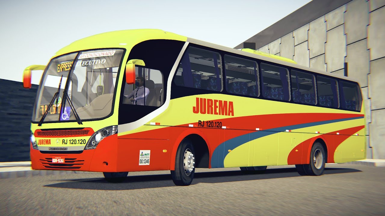 Linha 2910 do Mapa ZNRJ Com o Neobus New Road 340 N10 da A.V Jurema - Proton Bus Simulator