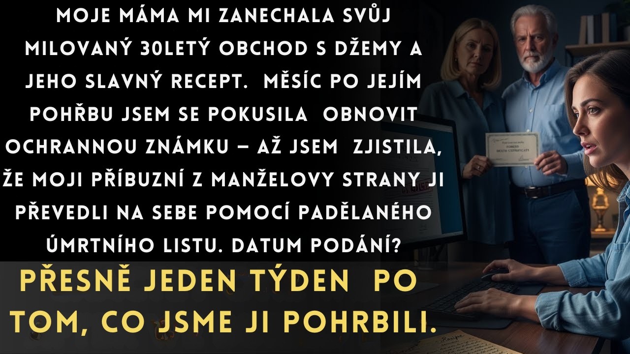 Moji tchánové si nechali zaregistrovat ochrannou známku značky mé matky — zpráva inspektora odhalila
