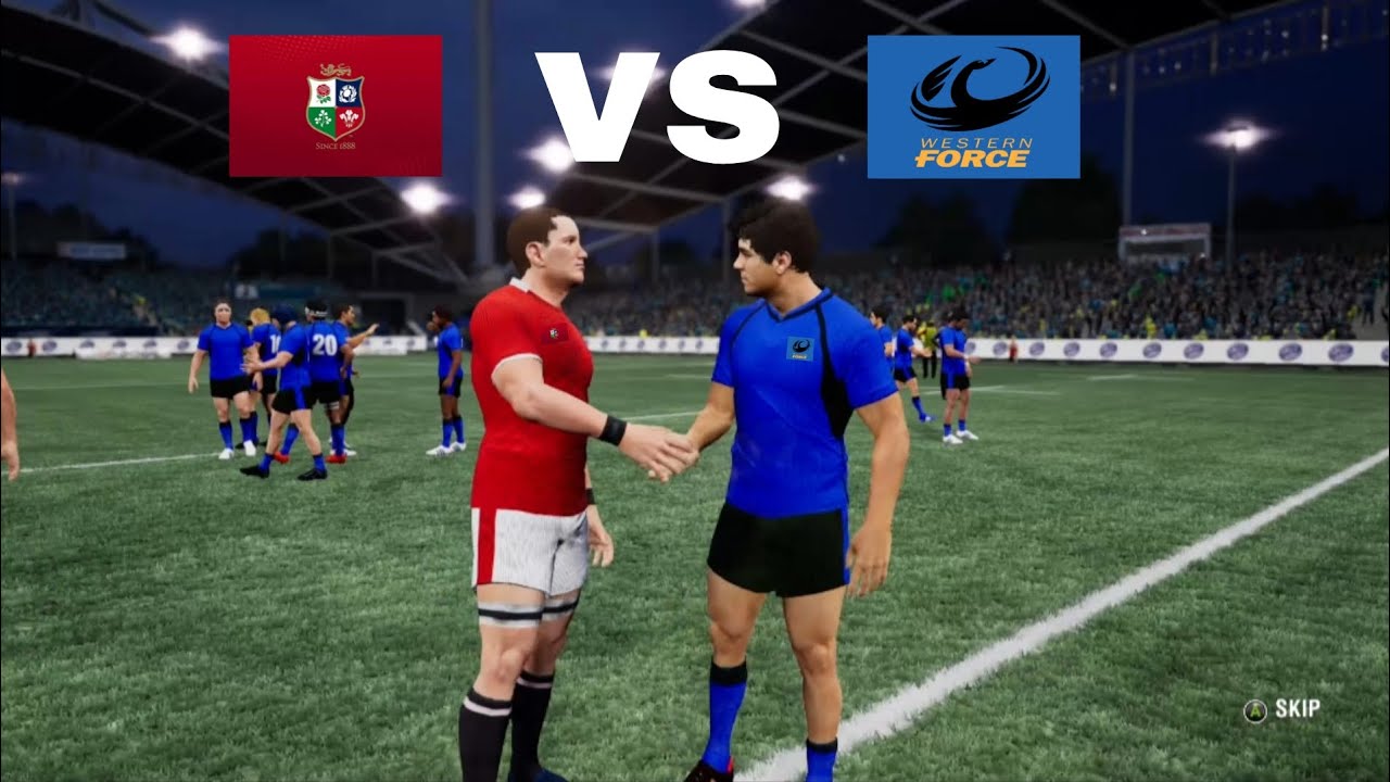 BRITISH & IRISH LIONS vs WESTERN FORCE - Lions Tour Australia 2025 | Rugby Challenge 4 Gameplay
