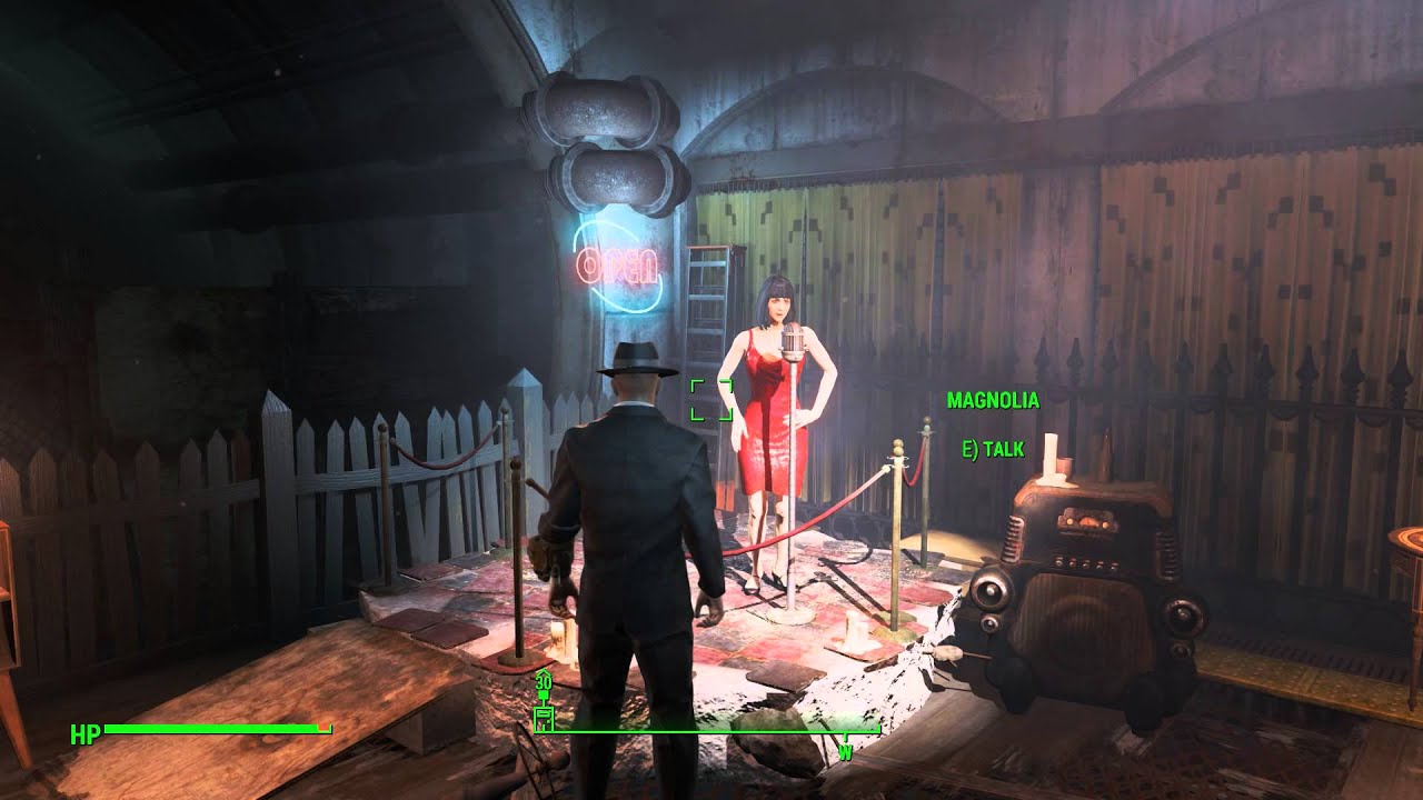 Fallout 4 - I literally threw pre-war money so hard at Magnolia to find out who she truely is