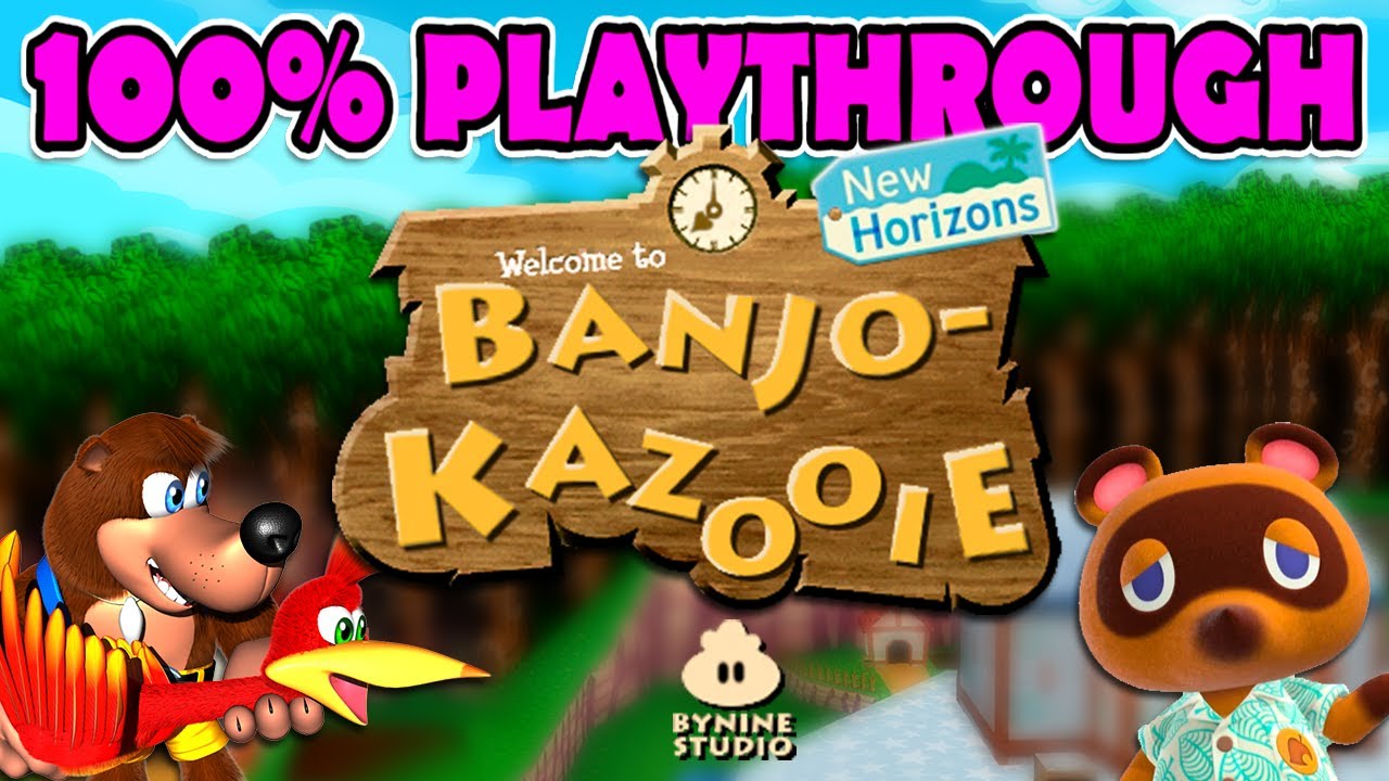 ANIMAL CROSSING in BANJO KAZOOIE all 100%