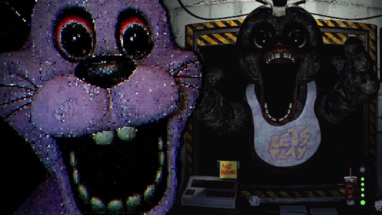 joguei o remake do fnaf 1 e completamente bizarro (graveyard shift at freddy's)