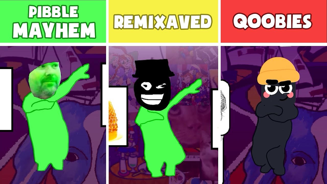 Incredibox: Pibble Mayhem Vs Honey Vs Qoobies| New Update!!!