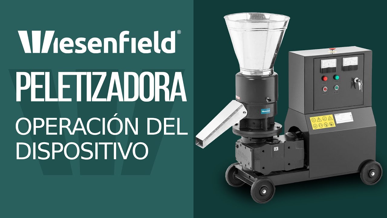 Peletizadora Wiesenfield WIE-PM-2000 | Operación del dispositivo