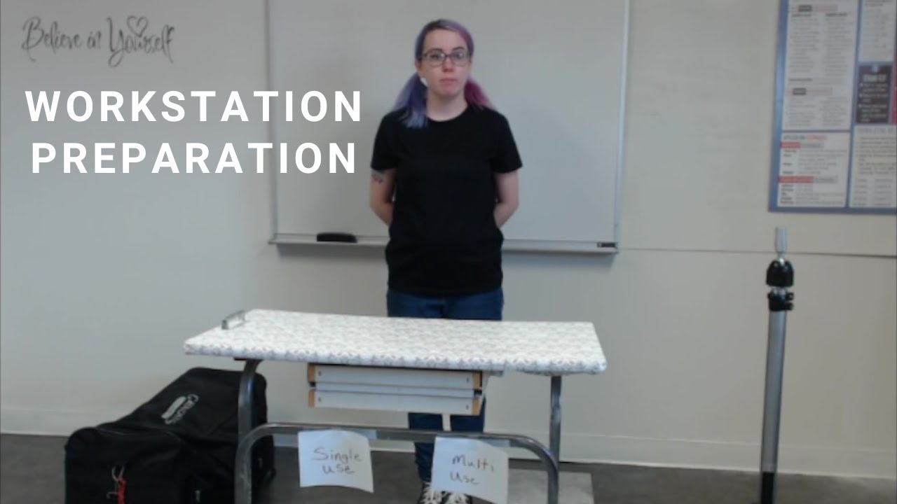 Workstation Preparation for Michigan State Board Practical Exam