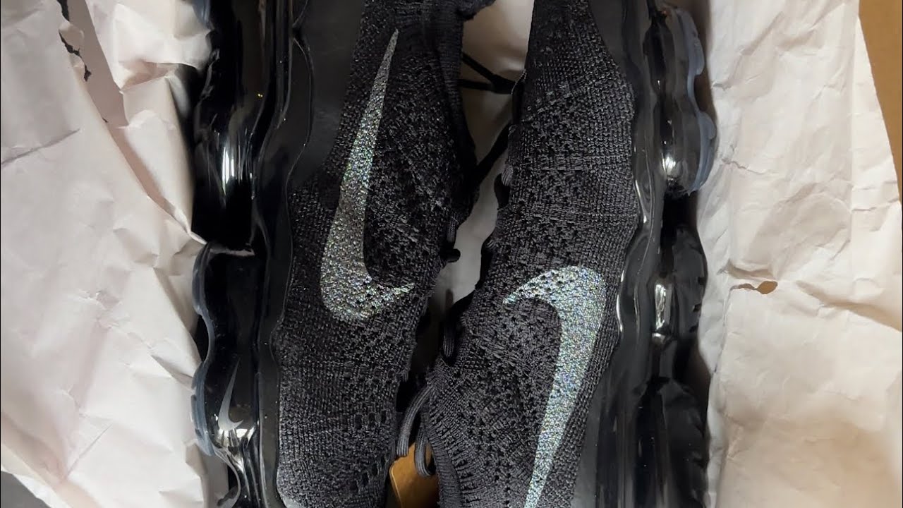 Nike Air Vapormax Flyknit 23 Triple Black Unboxing Review