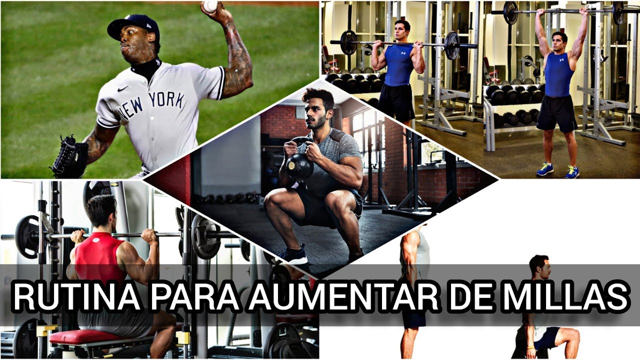 RUTINA EN EL GIMNASIO - PARA AUMENTAR DE MILLAS Y GANAR MAS FUERZA 💪⚾️