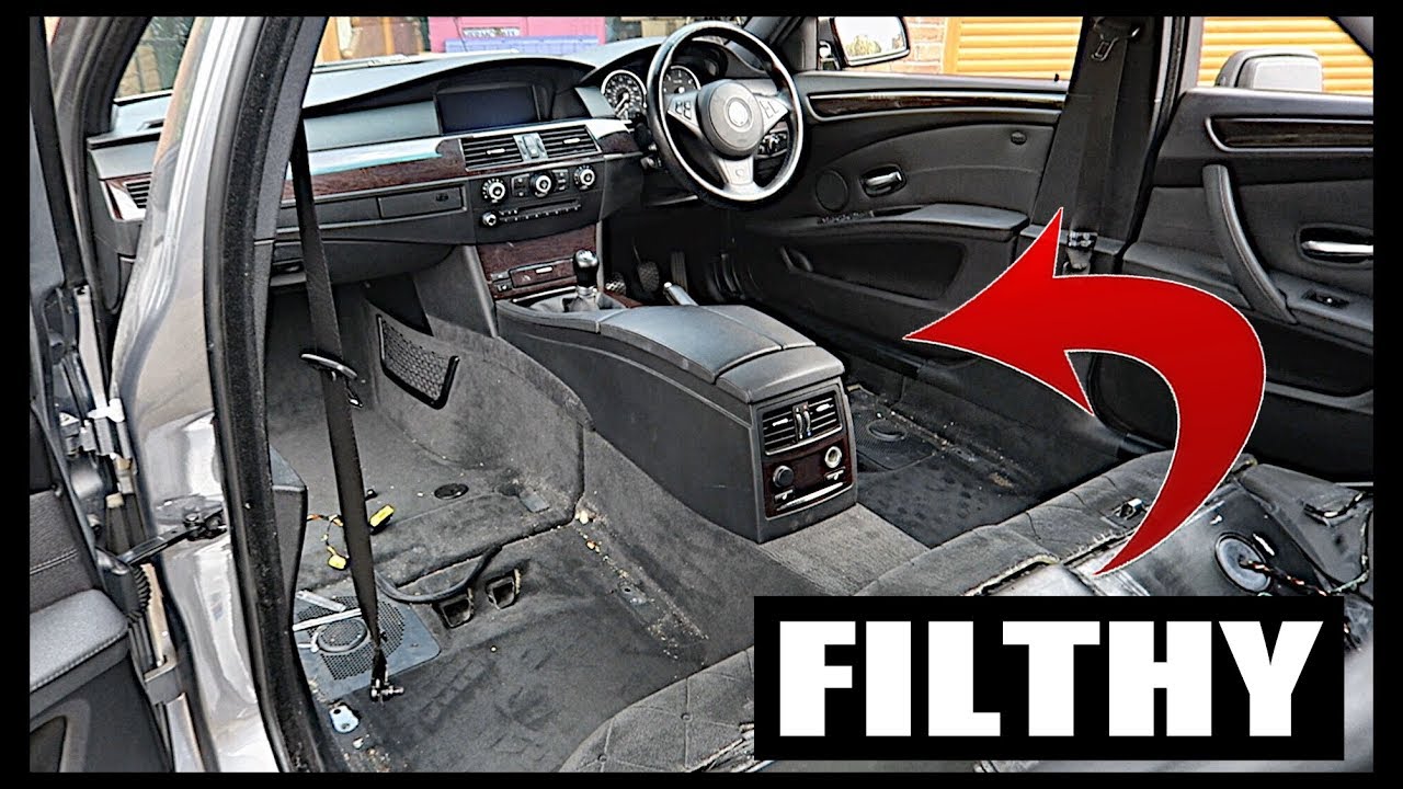 Interior Detail of my FILTHY 12 Year Old BMW