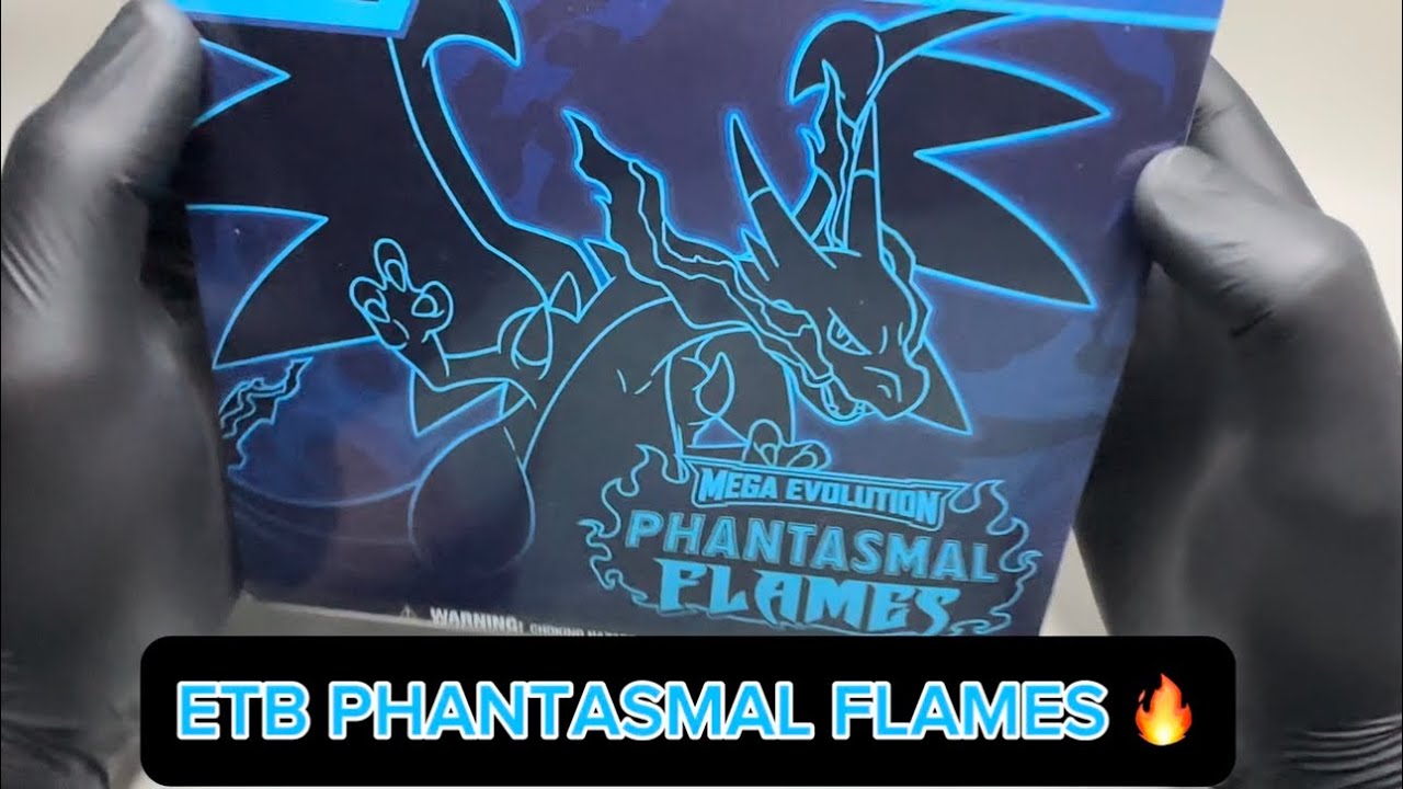 ASMR Pokémon Phantasmal Flames ETB Unboxing | Epic Full Art Pull! 😱 (No Talking, Insane Hits)