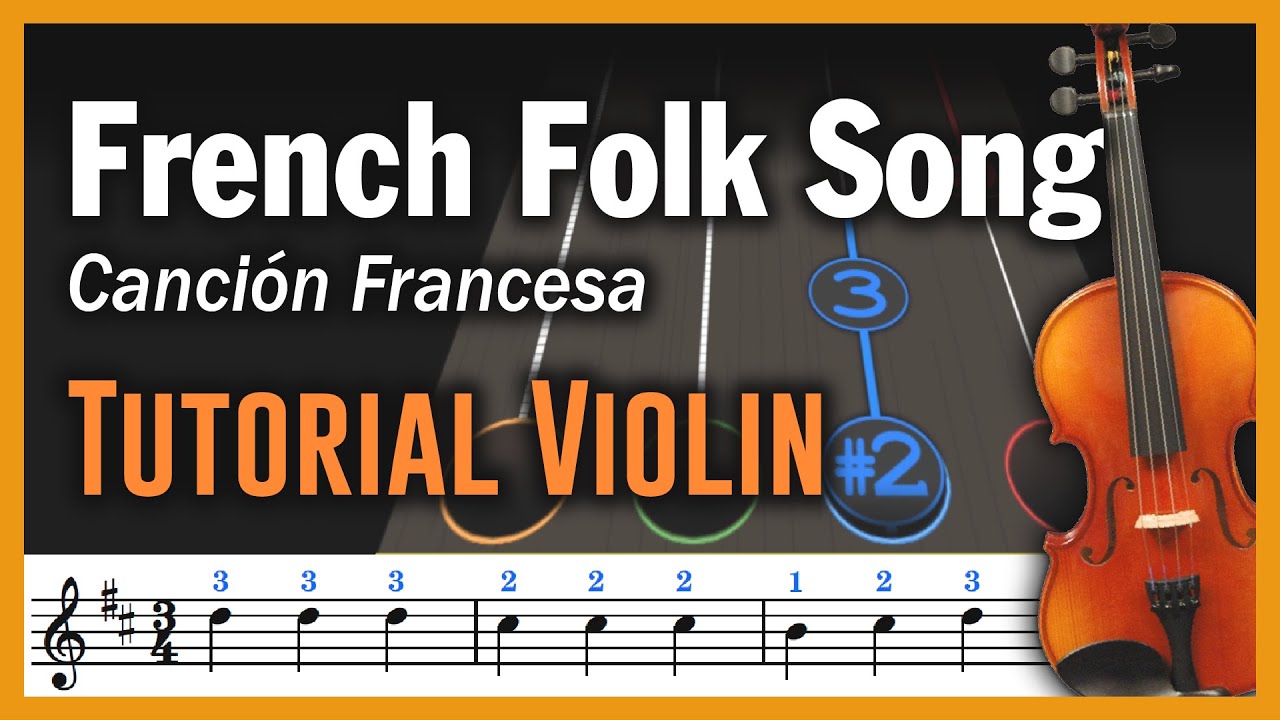 French Folk Song | Canci&oacute;n Francesa - Play Along Viol&iacute;n 🎻