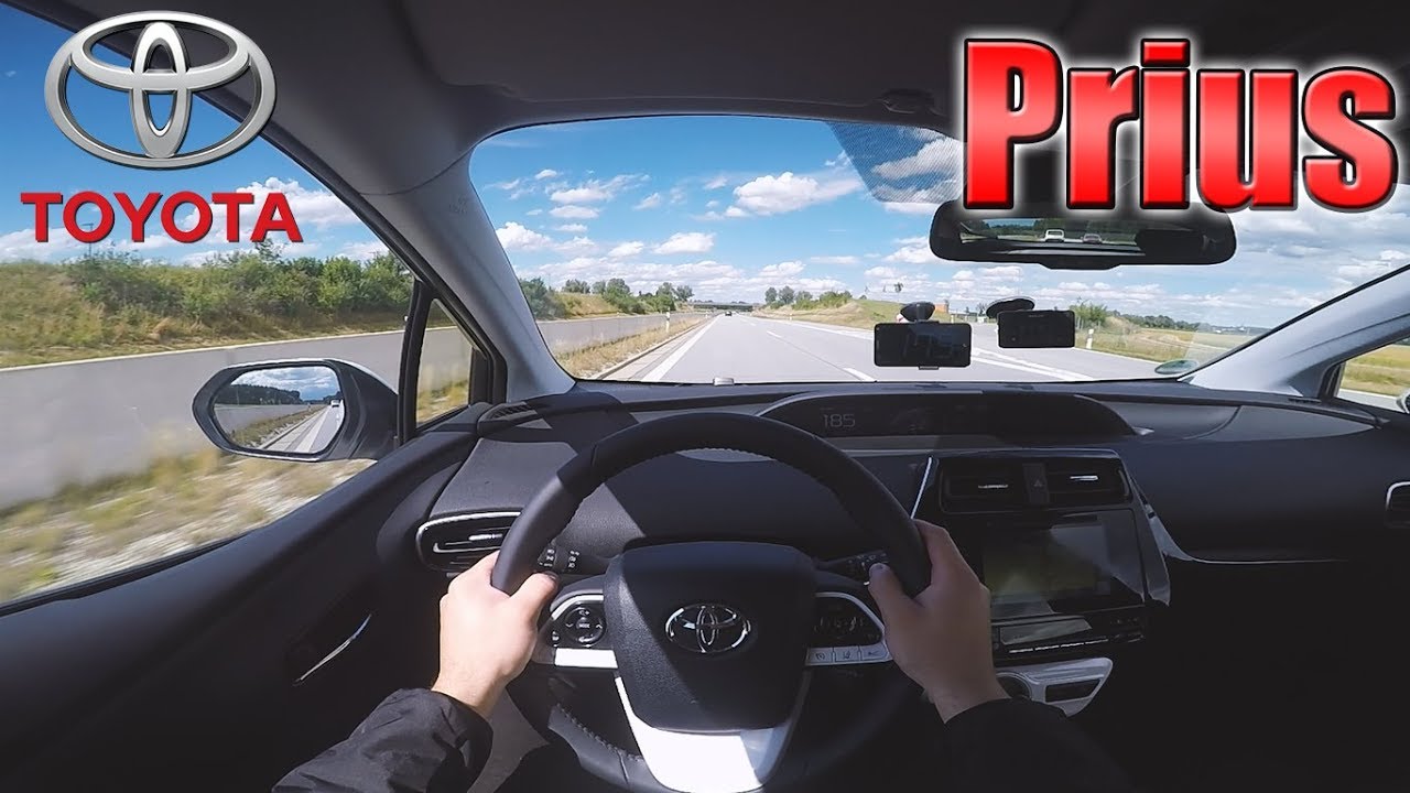 190 km/h (118 MPH) with Toyota Prius on German Autobahn ✔