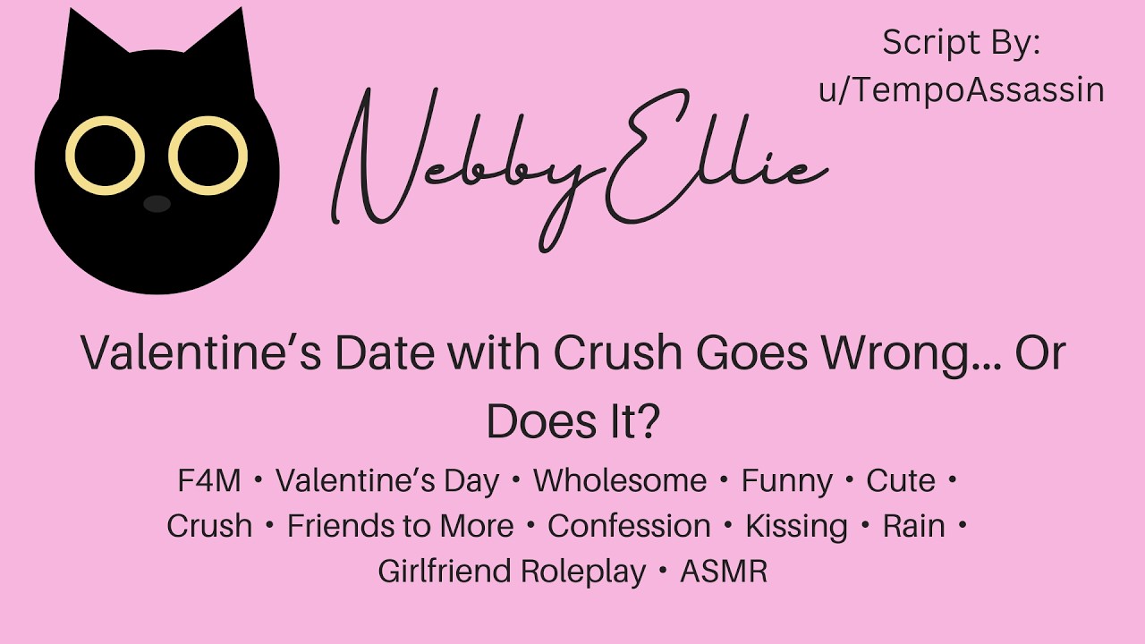 [F4M] Valentine's Date with Crush Goes Wrong... Or Does It? [Girlfriend Roleplay] ASMR