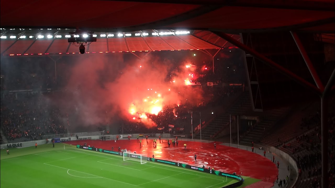 21#016 | Support & Pyro ~ 1. FC Union Berlin – Feyenoord Rotterdam 1:2 (04.11.2021)