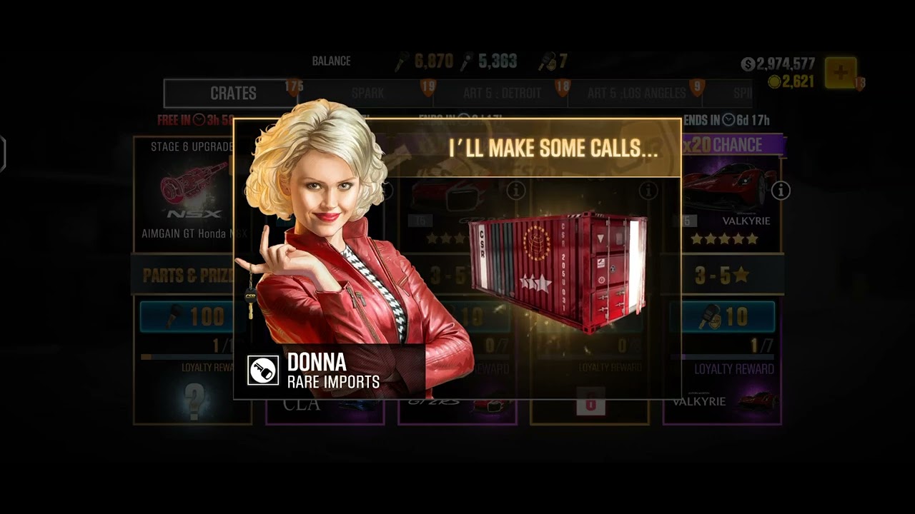 VALKYRIE Crate Opening | CSR 2