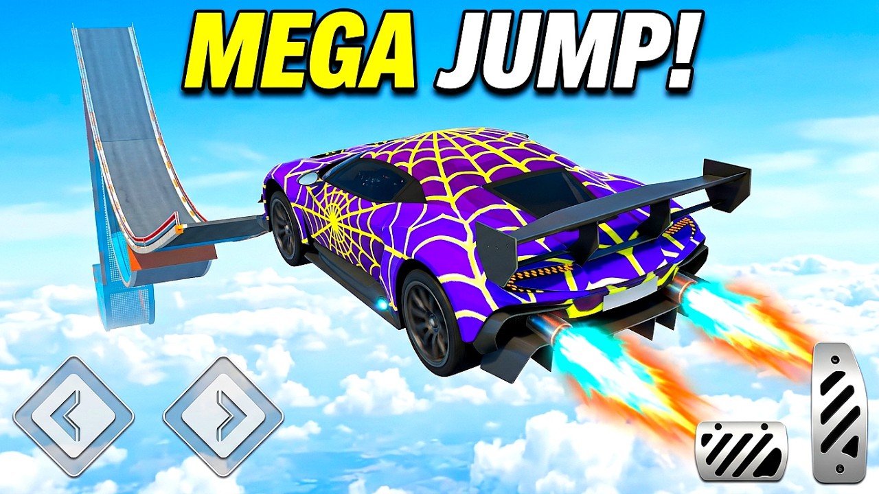 Impossible Ramp Car Racing 3D Game - Extreme Mega Ramp Car Racing Stunt Driver - Android Gameplay