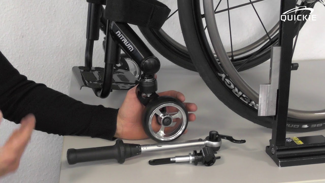 Quickie Nitrum - Height & Lateral Castor Angle Adjustment