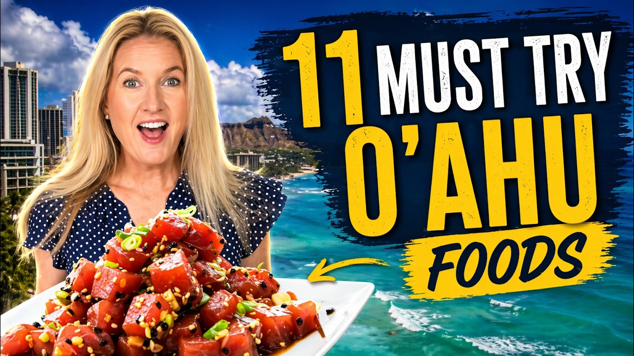 What You NEED to Eat in O‘ahu, Hawaii | 11 Must-Try Island Dishes 🌺