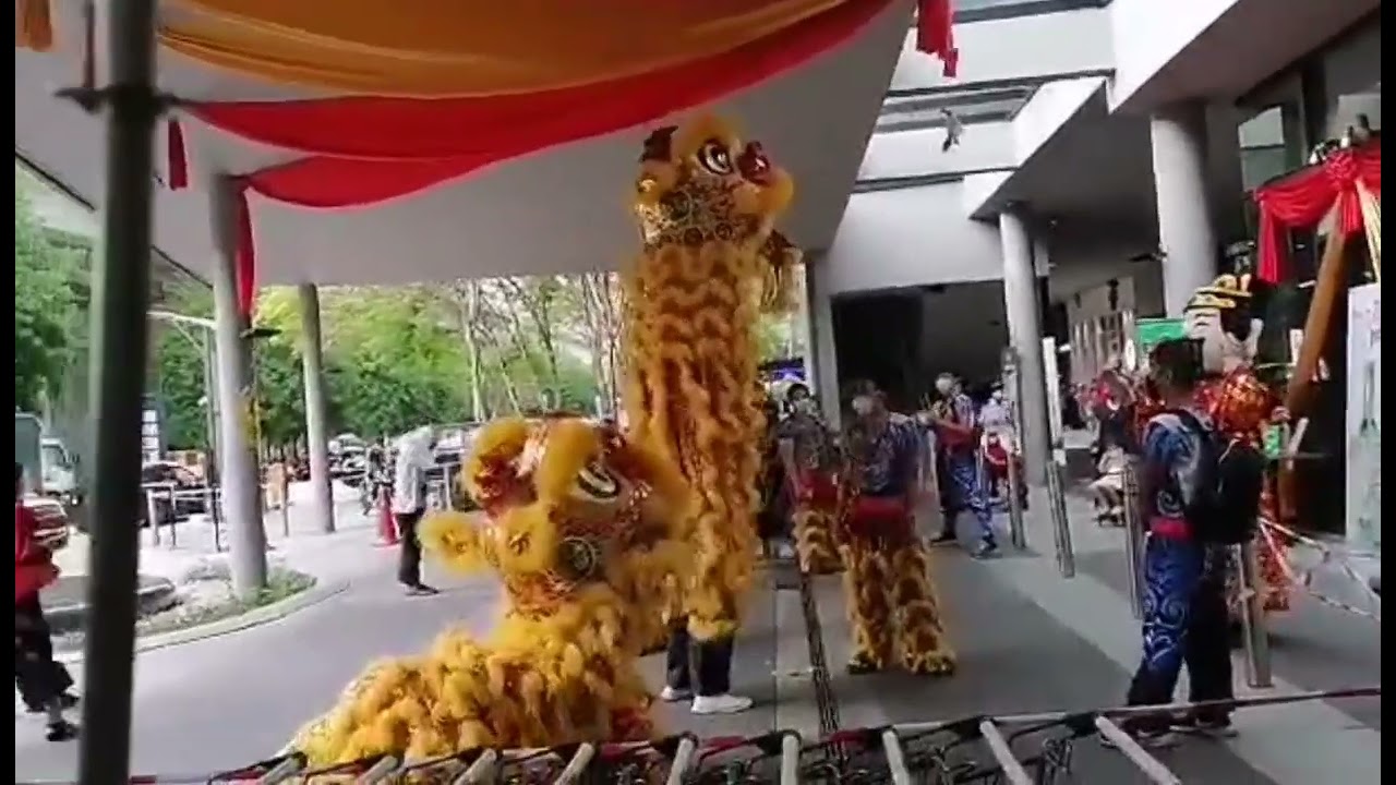 Short vedio# DRAGON DANCE @selection grocery DESA Pandan G Village Kuala Lumpur Malaysia