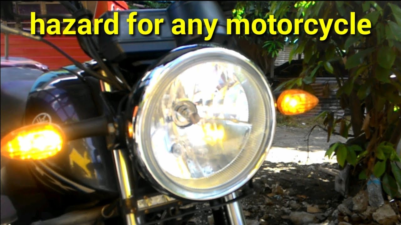 How to install hazard for any motorcycle