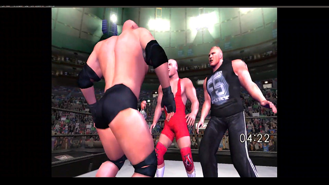 WWE SmackDown! Here Comes the Pain Goldberg vs Brock Lesnar and Kurt Angle (SmackDown!)