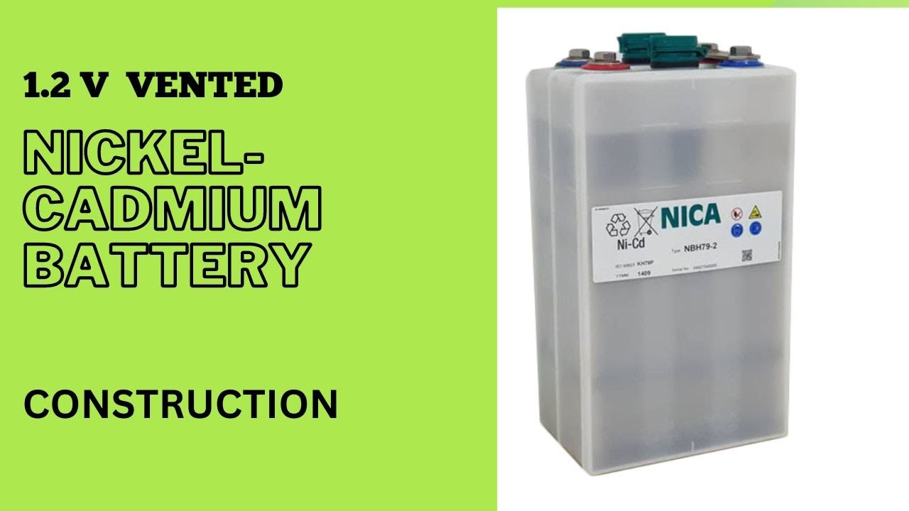 Vented Nickel- Cadmium battery for UPS System