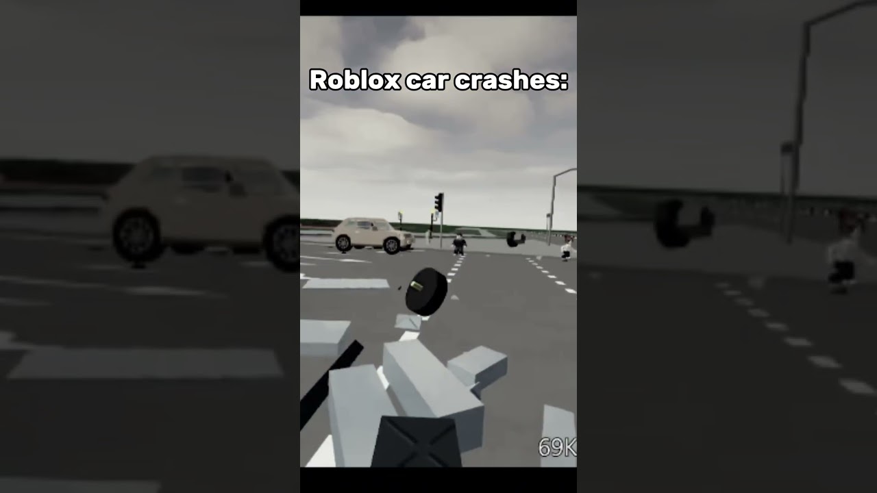 Roblox car crashes 💀crash videos credit to @LegocrazeZ