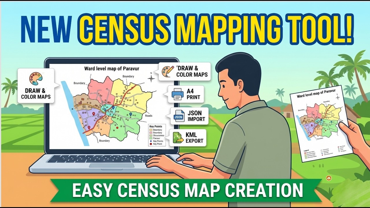 Census Map Drawing