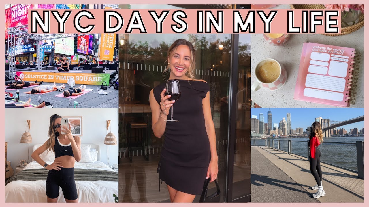 That Girl Summer in NYC Vlog ☀️ Yoga in Times Square, Shiseido Brand Trip, Pilates & Healthy Habits!