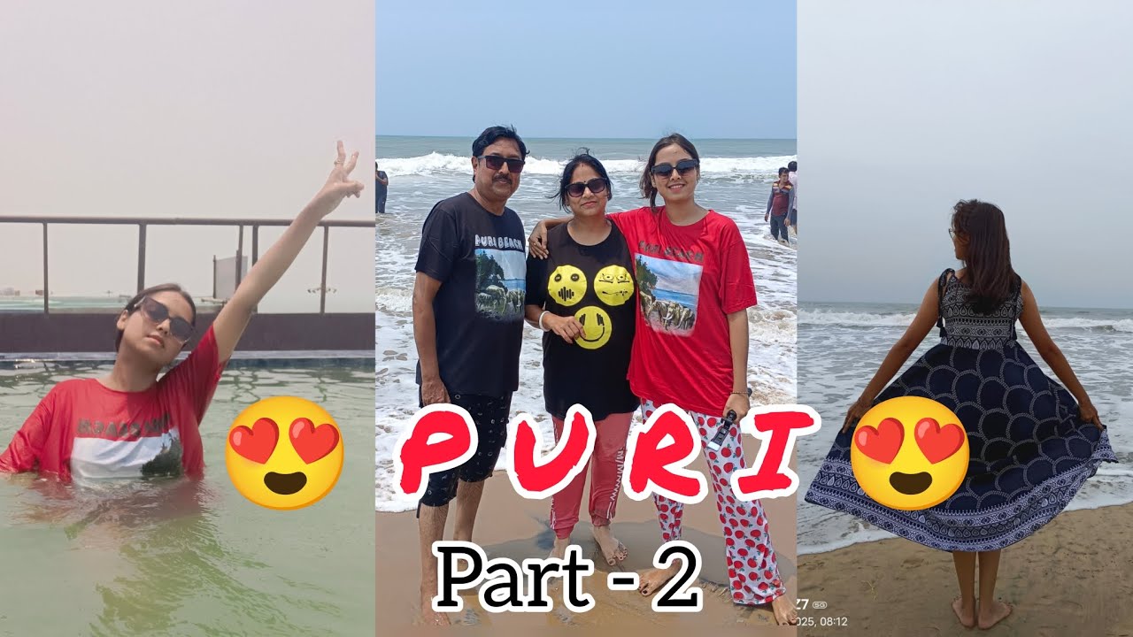 Puri 😍সারাদিন সমুদ্রের ধারে 😍 Part-2😍  Vlog-07 #youtubevideo #blog