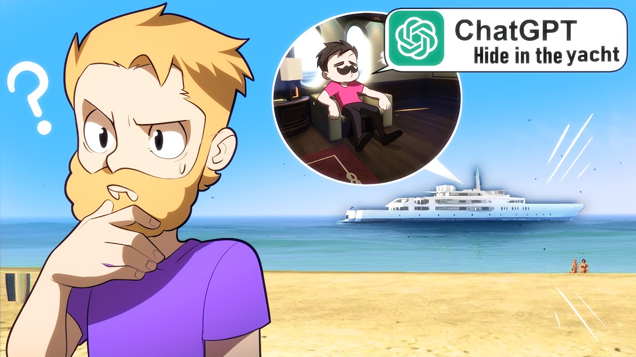 Hide And Seek, But ChatGPT Tells Us Where To Hide in GTA 5!