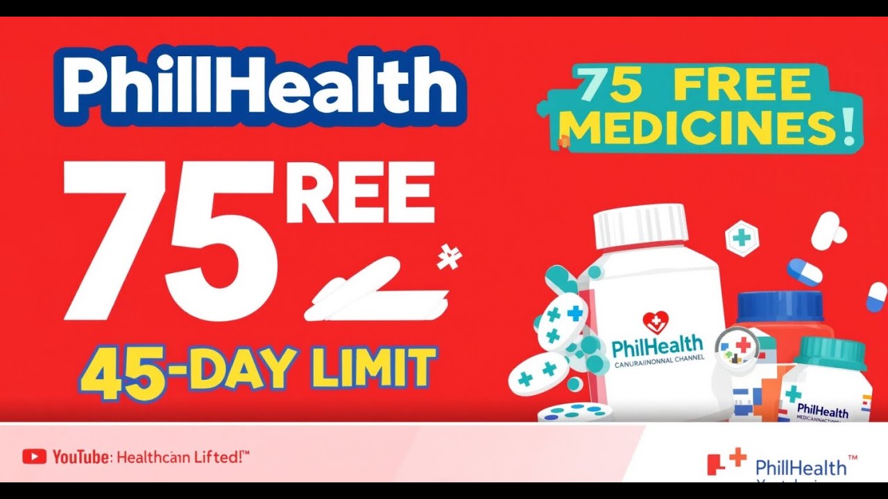 🚨PhilHealth 2025 Updates! 75 FREE Medicines + No 45-Day Limit