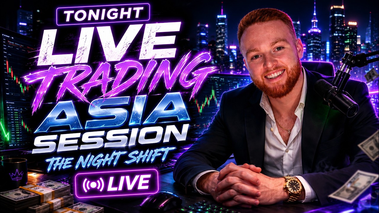 🔴LIVE TRADING ASIA | The Night Shift Trading Show w/ Champ