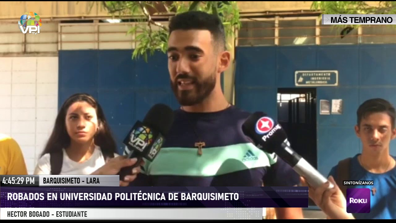 Lara - Denunciaron robo en la Universidad Polit&eacute;cnica de Barquisimeto - VPItv
