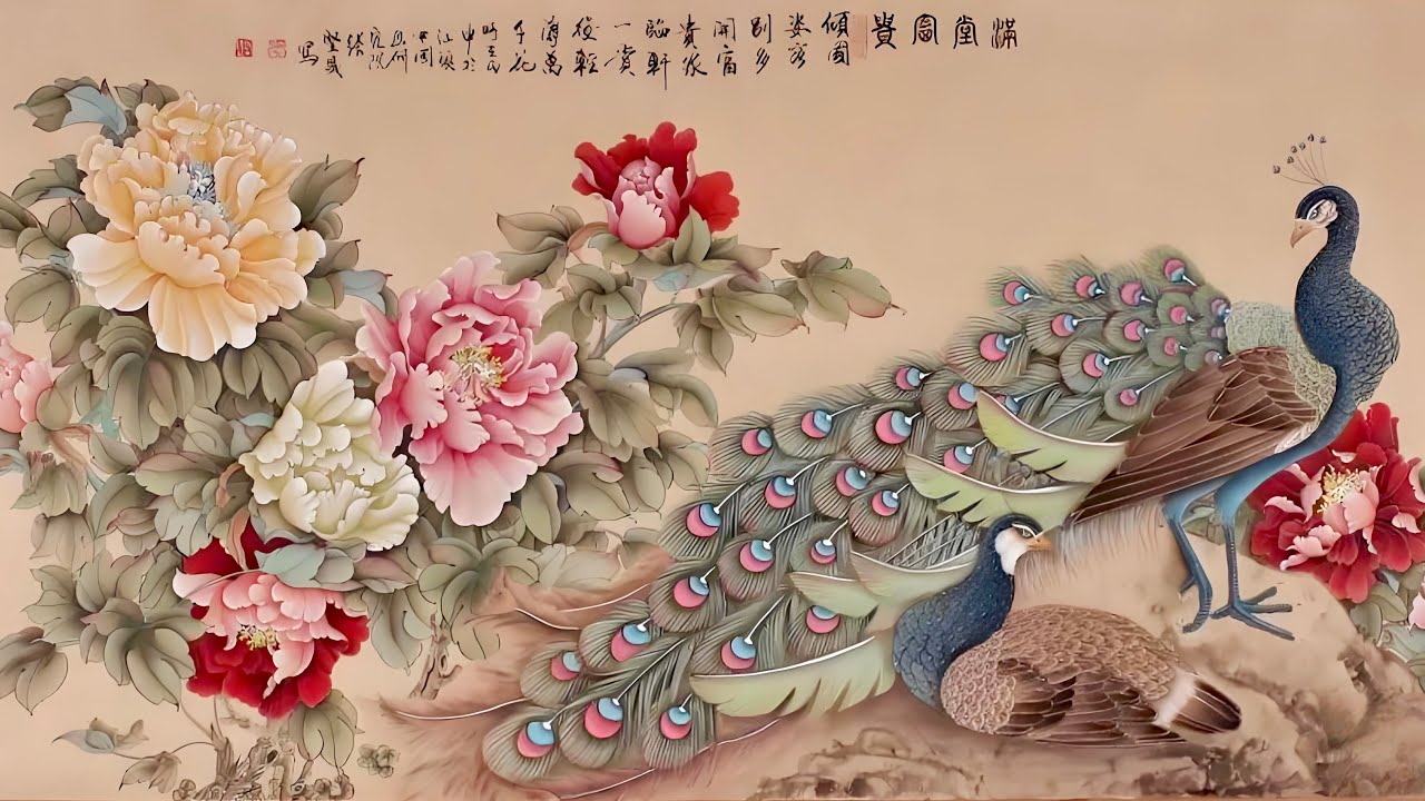 🇨🇳著名书画家张坚盛花鸟画作品🇨🇳
