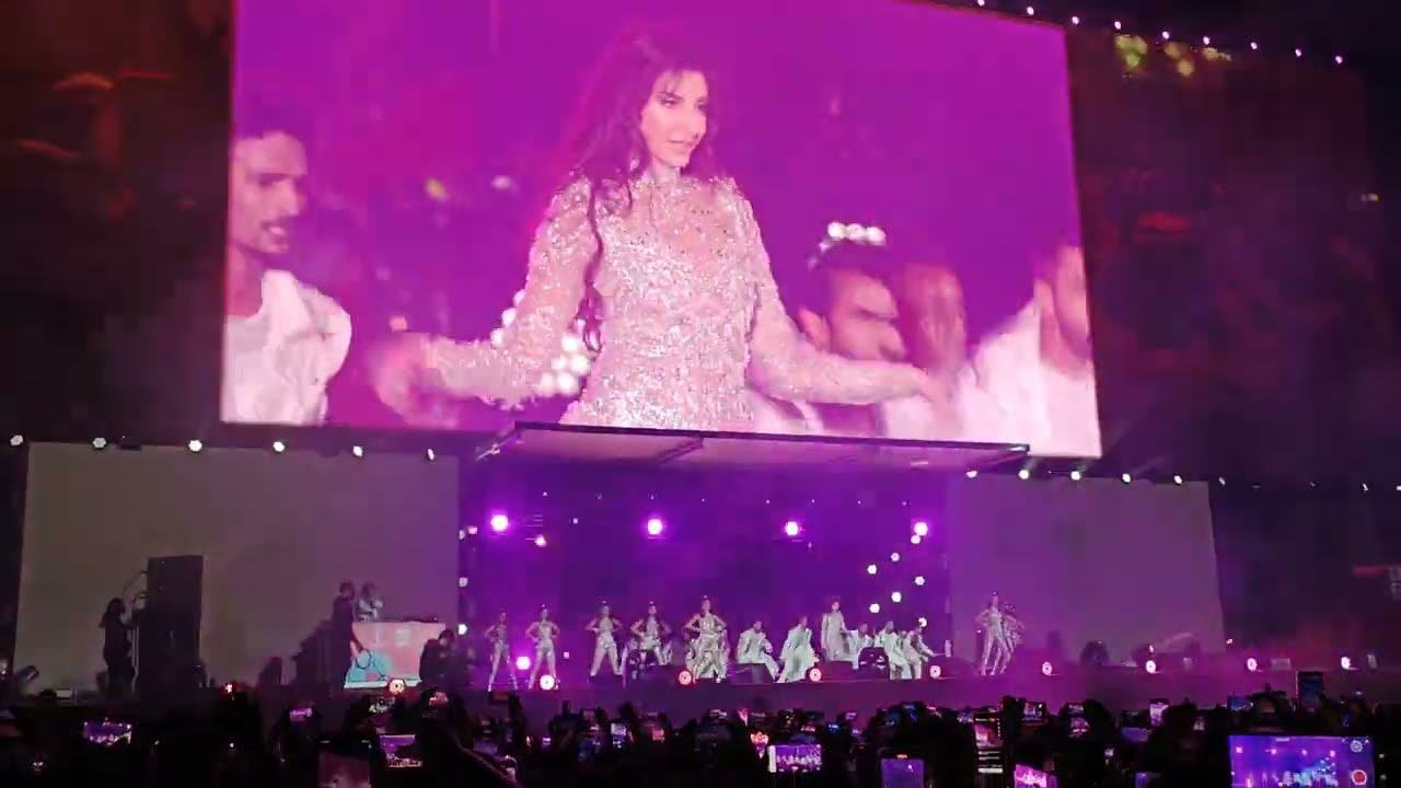 Nora fatehi dilbar dilbar in fan festival #fifaworldcup2022 #norafatehi #qatar2022