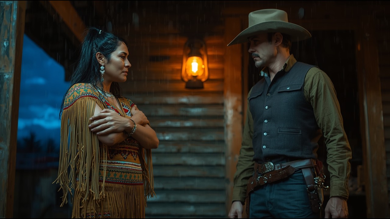“My fire went out… may I stay tonight?” asked the Apache woman — “I have one bed.” said cowboy