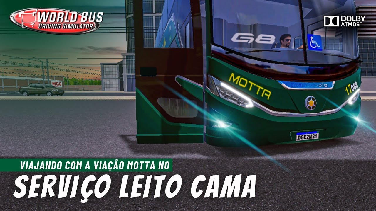 🟢 VIAJANDO NO LEITO CAMA DA VIAÇÃO MOTTA | World Bus Driving Simulator