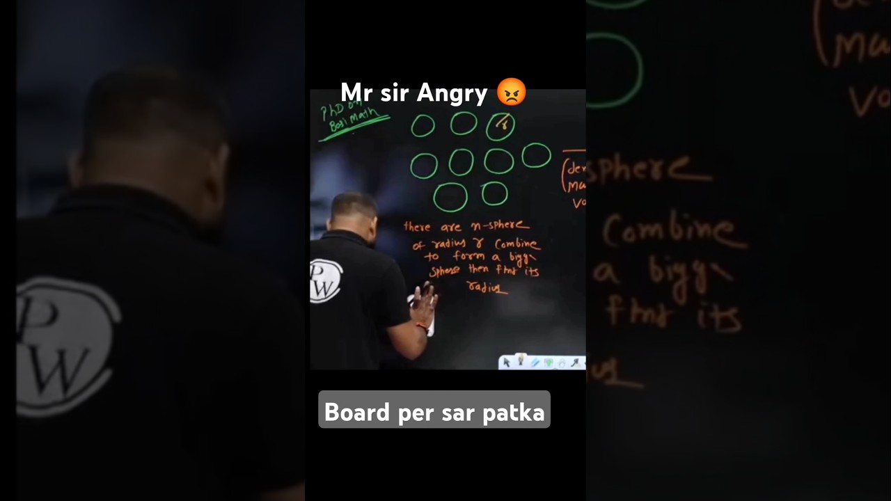 Mr Sir Angry 😡 On student #mrsirphysicswallah #mrstar #neet2025 #neet
