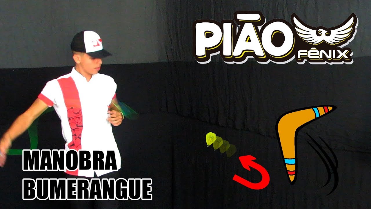 TUTORIAL PIÃO FÊNIX 4- MANOBRA BUMERANGUE