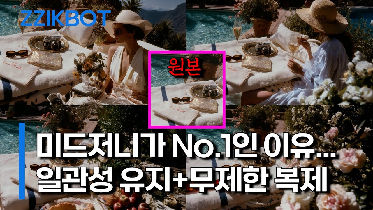 미드저니(midjourney) 일관성 유지 끝판왕.. 대부분이 모르는 '에딧/무드보드' 활용법!!