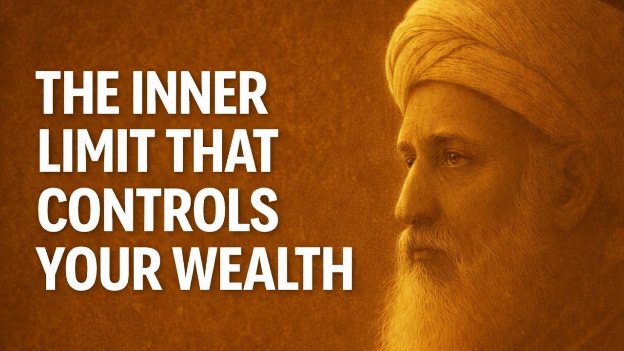 The Inner Limit That Controls Your Wealth Ibn Arabi