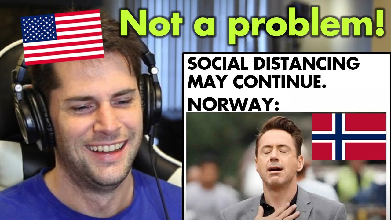 American Reacts to FUNNY Norwegian Memes