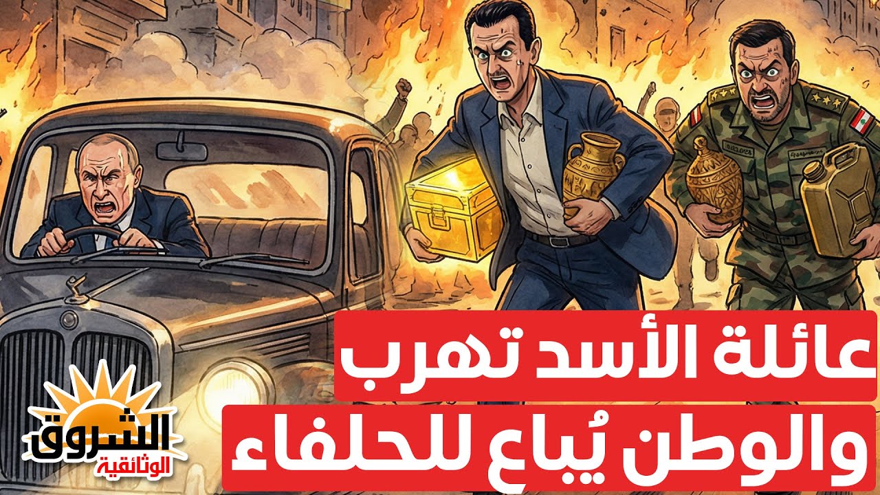 وثائقي: كواليس ليلة هروب ثروة آل الأسد… كيف نُهبت أموال السوريين ووصلت إلى روسيا؟